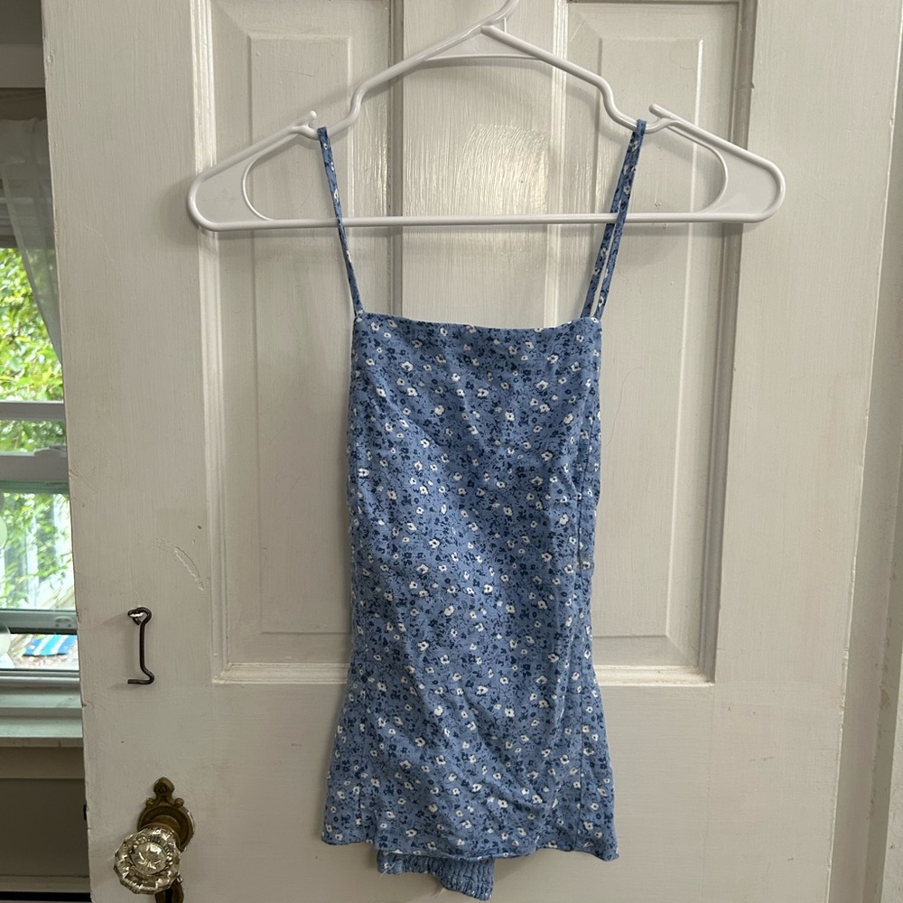 A&F Floral Smocked Top NWT